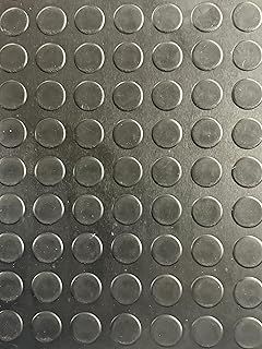 Coin Black Rubber Flooring 3mm Thickness - 1.0m Length x 1.5m Width (3ft3" x 4ft11")