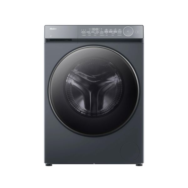 Haier X Series 7 12kg Freestanding Washing Machine, 1400 RPM, A-30% Rated, Direct Motion Motor, hOn App, 14 Programmes, Refresh Cycle, Graphite, 64x60x85 cm - HW120-B14367GUUK