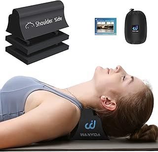 WANYIDA Neck and Shoulder Relaxer, Neck Stretcher Chiropractic Pillows for Pain Relief, Cervical Traction Device for Cervical Spine Alignment.