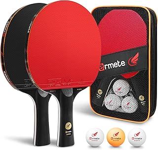 Ping Pang Table Tennis Set - 2 Bats, 3 Balls, Carry Bag - Ideal for Beginners, Families and Professionals