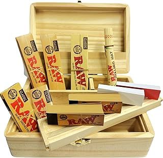 Rolling Supreme Medium Wooden Rolling Box King Size Papers Filter Tips