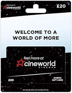 Cineworld £20 Gift Card - Post