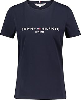 Tommy Hilfiger Women's Heritage Hilfiger C-nk Reg Tee S/S Knit Tops