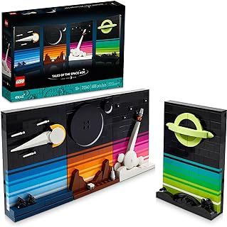 LEGO Ideas Tales of The Space Age 3D Puzzles - Building Sets of Comets, Black Hole, & More for Adults 18+ - Space Themed DIY Crafts Kit for Display - Astronomy Gifts Idea - 21340