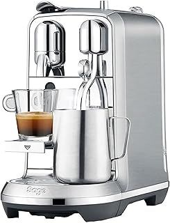 Nespresso Creatista Plus Coffee Machine by Sage, Capsule Espresso Machine, BNE800, Brushed Stainless Steel