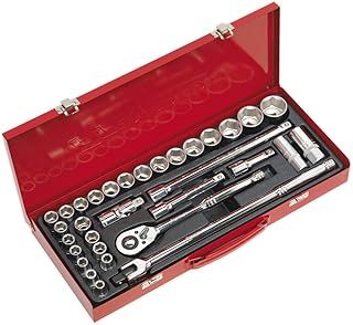 Sealey Ak693 Socket Set 32Pc 1/2Sq Drive 6Pt Walldrive - Duometric