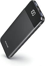 Charmast Power Bank Quick Charge 10400mAh USB C Power Bank Ultra Slim Portable Charger LED Display Power Pack Compatible with Smartphone iPhone Huawei and More