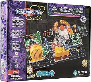Snap Circuits Arcade Electronics Exploration Kit | Over 200 STEM Projects | 4-Color Project Manual | 20+ Build and Play Games | 35+ Snap Modules | Unlimited Fun