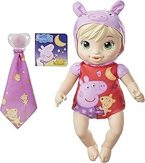 Baby Alive Peppa Doll, Good Night, Peppa Pig Toy, First Baby Doll, Squishy Body, for Children Ages 2 and Up, Blonde (F2387)