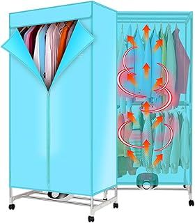 Portable Anion Electric Clothes Dryer 15kg Indoor Wet Laundry Warm Air Drying, 2 tiers of hanging space, 1000W PTC heater, high-density Oxford cloth