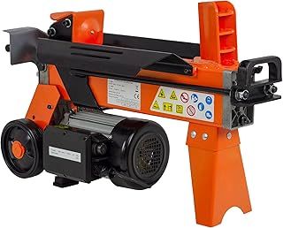 Forest Master FM5D-TC Electric Log Splitter 5 Ton - 9 Second Cycle Time - Pre-Filled Ready for Use - UKCA/CE Compliant - Includes Workbench and Guard