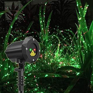 Dalanpa Garden Christmas Lights Firefly Star Projector Outdoor Indoor for Home and Garden Color Red Green