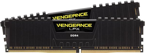 Corsair VENGEANCE LPX DDR4 RAM 16GB (2x8GB) 3200MHz CL16 Intel XMP 2.0 Computer Memory - Black (CMK16GX4M2B3200C16)