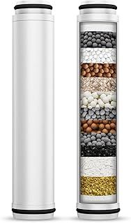 FEELSO Shower Filter for Handheld Shower Head, 2 Pack 15 Stage Replacement Filters for Hard Water Remove Chlorine and Harmful Substances