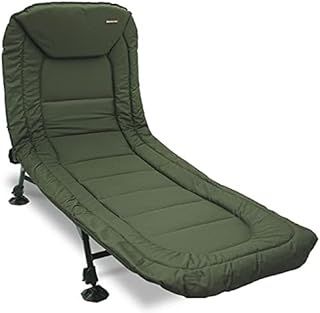 NGT Specimen Fishing Camping Anglers Reclining Lightweight Bedchair with Pillow