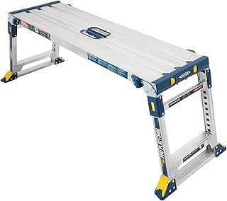 Werner 79023 Adjustable Pro Work Platform Work & Access, Silver, One Size
