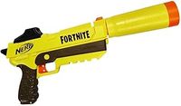 Fortnite SP-L Nerf Elite Dart Blaster with Detachable Barrel and 6 Official Nerf Fortnite Elite Darts For Youth, Teens, Adults