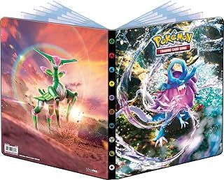 Ultra Pro - Asmodee - Pokémon Scarlet and Purple - Temporal Forces (EV05): Card Holder - Capacity: 252 Cards - Board Games - Trading Card Accessories