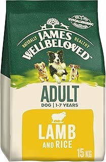 James Wellbeloved Adult Lamb & Rice 15 kg Bag, Hypoallergenic Dry Dog Food
