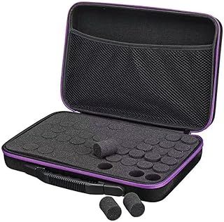 60 Bottles Essential Oil Storage Case for 15ml Travel Essential Oil Accessory Carrying Case Waterproof Hard Shell Bag Nail Varnish Storage Bag Nail Polish Storage Box Foam Insert Organizer Tote