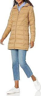 Amazon Essentials Women's Lightweight Water-Resistant Packable Hooded Puffer Coat (Available in Plus Size)
