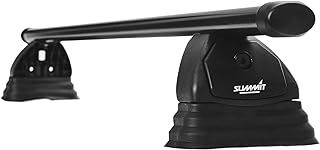 Summit SUP-070 Premium Multi Fit Roof Bars, Black Steel, Set of 2