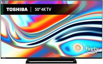 Toshiba UF3F 50 Inch Fire 4K HDR TV, TRU Picture Engine, HDR10, Dolby Vision & Atmos, Sound by Onkyo, DTS Virtual X, Alexa Voice Remote