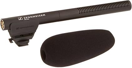 Sennheiser MKE 600 Shotgun Camera Microphone | Phantom & Battery Power | Switchable Filter for Wind Noise Minimisation | Black (505453)