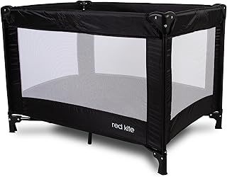 Red Kite Black Sleep Tight Travel Cot