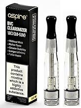 (2-Pack) Authentic Aspire CE5 BVC Clearomizer Atomizer 1.8ohm Clear