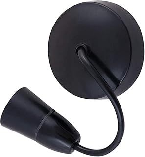6" 100W T2 Black Ceiling Pendant Lampholder E27 ES