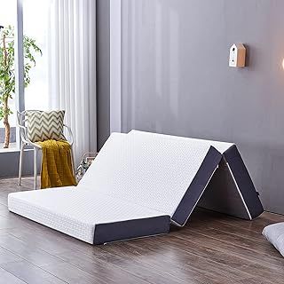 Inofia Folding Mattress Single,15cm Memory Foam Foldable Mattress, Guest Folding Mattress with Washable Cover,Foldable in Three,Bed in a Box,100-Night Home Trial(Single(90x190x15cm))