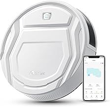 Lefant M210 Robot Vacuum Cleaner, 2200Pa Strong Suction, 7.8cm Thin 28cm DIA, Automatic Self-Charging Small Robotic Vacuums, Wi-Fi/App/Alexa Control, Ideal for Pet Hair Hard Floor and Carpet