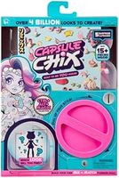 Capsule Chix Build Your Own Surprise Fashion Doll - Ctrl+Alt+Magic Doll with Capsule Machine Unboxing and Mix and Match Fashions and Accessories, Multi-Colour