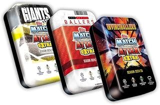 Topps Match Attax Extra 2025 - Mega Tin Bundle - Amazon Exclusive! All 3 Mega Tins in this year's Match Attax Extra Collection!