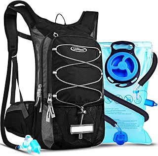 Hydration Backpack with 3L Water Bladder, 15L Running Hydration Backpack for Men & Women, Lightweight Leakproof Water Rucksack Mountain Bike Hydration Bag Pack for Outdoor Cycling Hiking