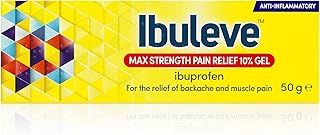 Ibuleve Max Strength Pain Relief 10% Ibuprofen Gel, Maximum Anti-Inflammatory Relief for Joint Pain, Sprains, Backache, Muscular Pains and Sports Injuries, 50 g