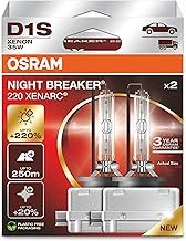 Osram XENARC NIGHT BREAKER 220, D1S, 220% more brightness, xenon headlight lamp, 66140XN2-2HB, 2 lamps, white