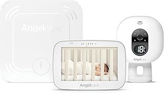 Angelcare Ac527 3-in-1 Sensasure Baby Movement Monitor with Video White