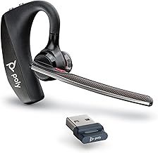 Poly Voyager 5200 UC Wireless Headset & Charging Case - Single-Ear Bluetooth Headset w/Noise-Canceling Mic - Connect to Mobile/PC via Bluetooth -Works w/Microsoft Teams, Zoom & More, Plantronics