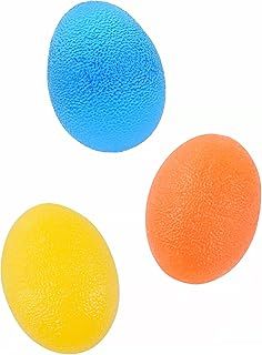 GaoBangM Gel Hand Balls - 3 Pcs Finger, Wrist Arthritis Hand Therapy Squeeze Exercise Stress Balls for Grip Strengthen and Stress Relief