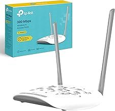 TP-Link 300 Mbps Wireless N Access Point, Passive PoE Power Injector, 10/100M Ethernet Port (TL-WA801N)