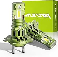 H7 LED Headlight Bulb, 35000LM White H7 Headlight Bulb Canbus Error Free, 900% Brighter 1:1 Size 6500K Car H7 LED, Plug and Play H7 Bulb, Pack of 2