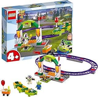 LEGO 10771 4+ Toy Story 4 Carnival Thrill Coaster with Buzz Lightyear and Alien Minifigures