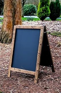 Heavy Duty Large 1000mm x 560mm Waterproof Menu Chalkboard A Board Frame Pavement Sandwich Sign Double Sided
