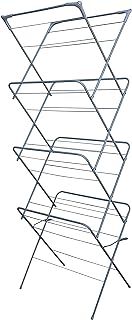 Indoor Clothes Airer - 4 Tier Folding Laundry Maiden Rack, Clothes Drying Rack, Dryer Rack, Clothes Horse - Perfect for Airing Clothes, Foldable, Compact and Sutiable For Outdoor