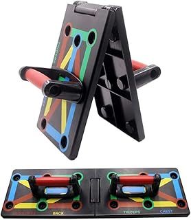 Cretee Push Up Board - Foldable Fitness Rack Training System 12 in 1 for Home Fitness