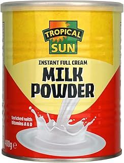 Tropical Sun Full Cream Milk Powder, 400G (Pack of 1) | Boosted with Vitamins A & D! |