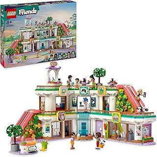 LEGO Friends Heartlake City Shopping Mall with 5 Toy Shops for 8 Plus Year Old Girls, Boys & Kids, Role-Play Toys, Features 7 Minidoll Characters, Birthday Gift Idea 42604