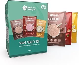 Shake That Weight - 7x Meal Replacement Shakes - Diet Shakes for Weight Loss - 2x Strawberry, 3x Chocolate, 2x Banana